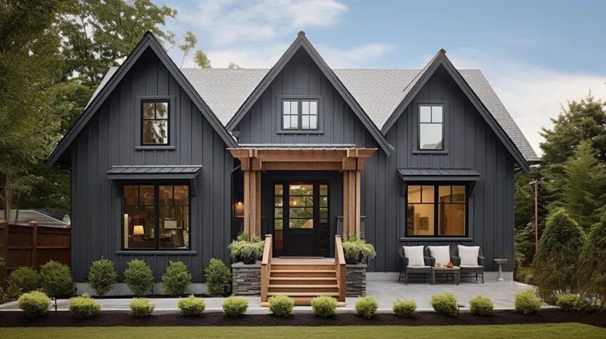 bat and board siding